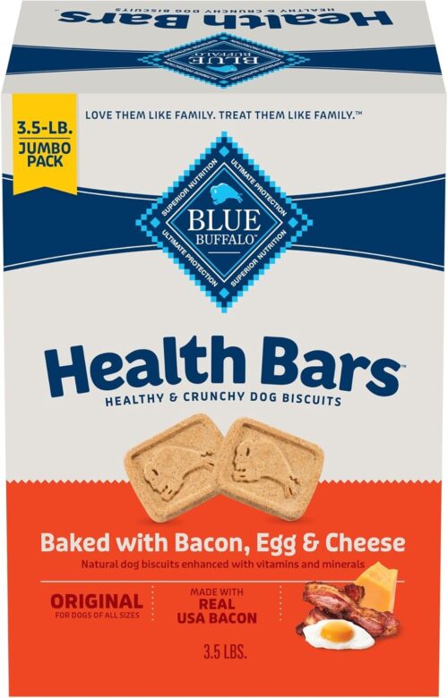 Blue Buffalo Health Bars Crunchy Dog Biscuits, Oven-Baked With Natural Ingredients, Pumpkin & Cinnamon, 16-oz Bag - Image 51