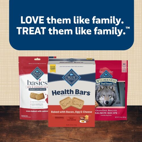 Blue Buffalo Health Bars Crunchy Dog Biscuits, Oven-Baked With Natural Ingredients, Pumpkin & Cinnamon, 16-oz Bag - Image 59