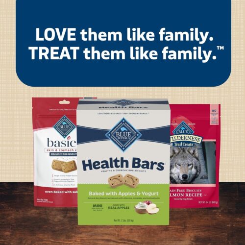 Blue Buffalo Health Bars Crunchy Dog Biscuits, Oven-Baked With Natural Ingredients, Pumpkin & Cinnamon, 16-oz Bag - Image 68