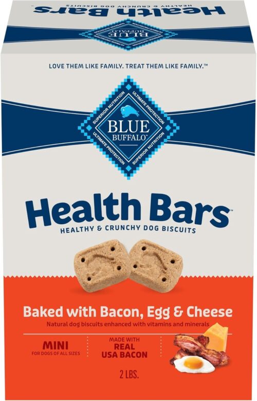 Blue Buffalo Health Bars Crunchy Dog Biscuits, Oven-Baked With Natural Ingredients, Pumpkin & Cinnamon, 16-oz Bag - Image 78