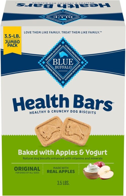 Blue Buffalo Health Bars Crunchy Dog Biscuits, Oven-Baked With Natural Ingredients, Pumpkin & Cinnamon, 16-oz Bag - Image 90