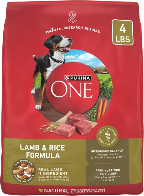 Purina ONE Dry Dog Food Lamb and Rice Formula - 31.1 lb. Bag - Image 14