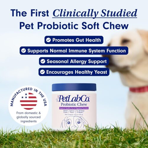 PetLab Co. Probiotics for Dogs, Support Gut Health, Occasional Diarrhea, Digestive Health & Seasonal Allergies - Pork Flavor - 30 Soft Chews - Packaging May Vary - Image 16