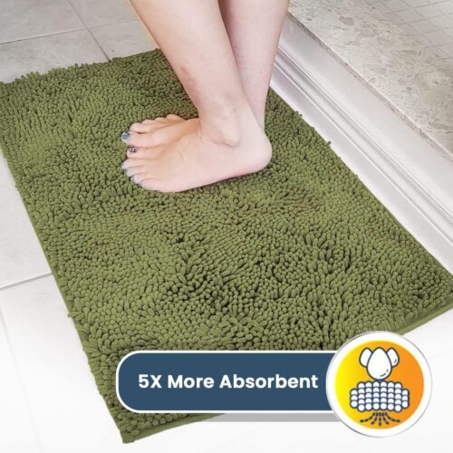 Muddy Mat® Shown on TV – Super Absorbent Microfiber Dog Door Mat for Muddy Paws, Non-Slip Washable Pet Rug, Quick Dry Chenille Entryway Carpet, Machine Washable Indoor Outdoor mat, Grey 30"x19" - Image 57