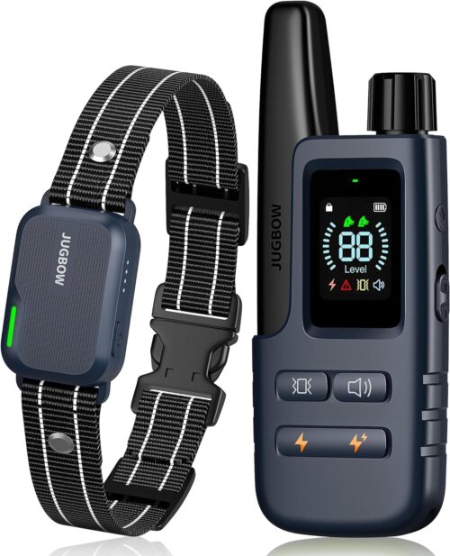 Jugbow Dog Shock Collar - 3300FT Dog Training Collar with Remote Innovative IPX7 Waterproof with 4 Training Modes, Rechargeable E-Collar for All Breeds - Image 37