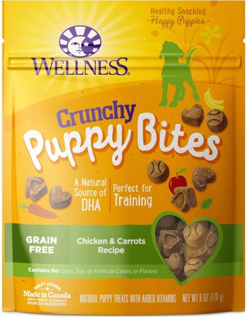 Wellness Puppy Treats, Natural, Training Treat, Grain Free, Soft Lamb & Salmon (8 Ounce Bag) - Image 7