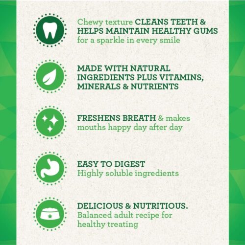 Greenies Original Large Natural Dental Care Dog Treats, 36 oz. Pack (24 Treats) - Image 3