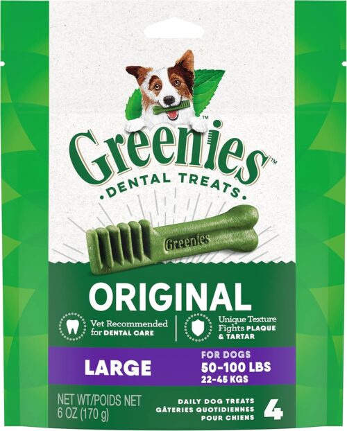 Greenies Original Large Natural Dental Care Dog Treats, 36 oz. Pack (24 Treats) - Image 17
