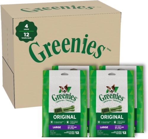 Greenies Original Large Natural Dental Care Dog Treats, 36 oz. Pack (24 Treats) - Image 36