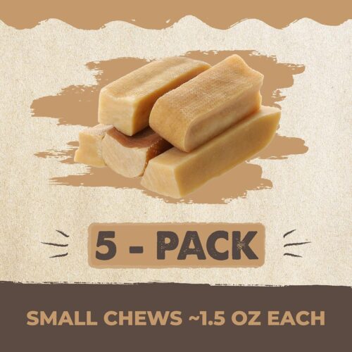 Mighty Paw Yak Cheese Dog Chews - All-Natural Treats for Dogs - High Protein Treat With 68 Grams Of Protein Per Chew - Delicious And Long Lasting - Odor Free With Limited Ingredients - (Large, 4 Pack) - Image 43