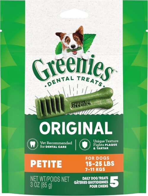 Greenies Original Petite Natural Dental Care Dog Treats, 36 oz. Pack (60 Treats) - Image 11