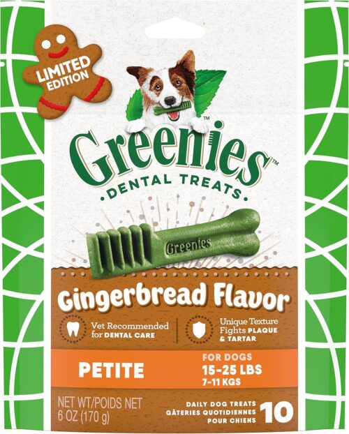 Greenies Original Petite Natural Dental Care Dog Treats, 36 oz. Pack (60 Treats) - Image 35