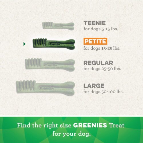 Greenies Original Petite Natural Dental Care Dog Treats, 36 oz. Pack (60 Treats) - Image 55