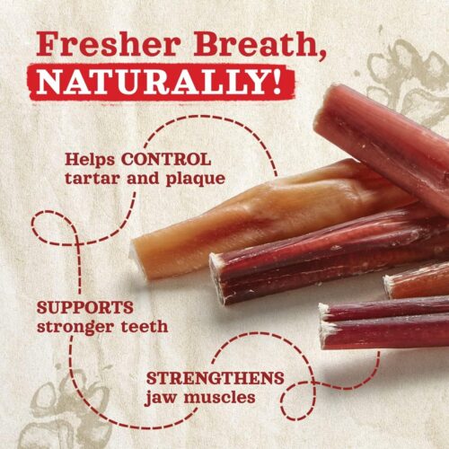 Natural Farm Odor-Free Bully Sticks (6 Inch, 25 Pack), 1.3 lb. Bag, Fully Digestible 100% Beef Pizzle Chews, Grass-Fed, Non-GMO, Grain-Free, Natural Long-Lasting Chews for Small & Large Dogs - Image 13
