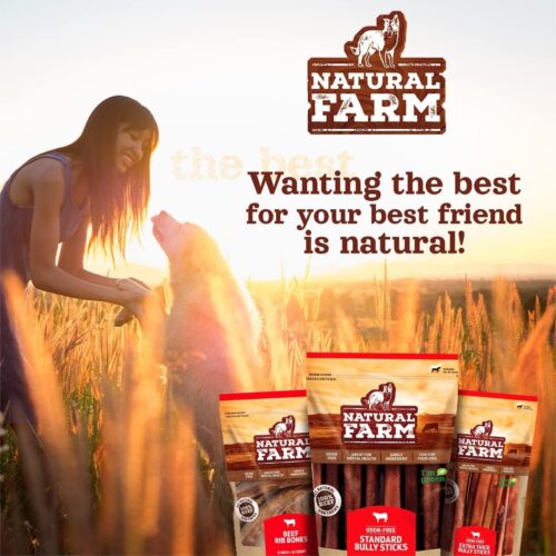 Natural Farm Odor-Free Bully Sticks (6 Inch, 25 Pack), 1.3 lb. Bag, Fully Digestible 100% Beef Pizzle Chews, Grass-Fed, Non-GMO, Grain-Free, Natural Long-Lasting Chews for Small & Large Dogs - Image 29