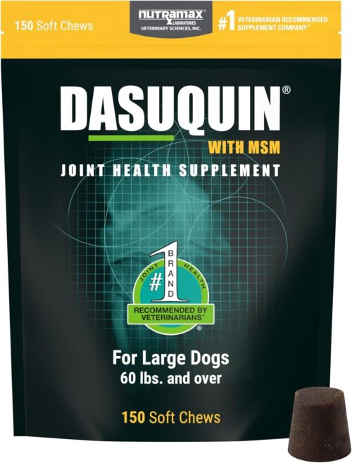 Nutramax Laboratories Dasuquin with MSM Joint Health Supplement for Large Dogs - With Glucosamine, MSM, Chondroitin, ASU, Boswellia Serrata Extract, and Green Tea Extract, 84 Soft Chews - Image 10