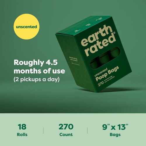 Earth Rated Poop Bags for Dogs, Guaranteed Leak Proof and Extra Thick Waste Bag Refill Rolls, Lavender Scented, 270 Count - Image 10