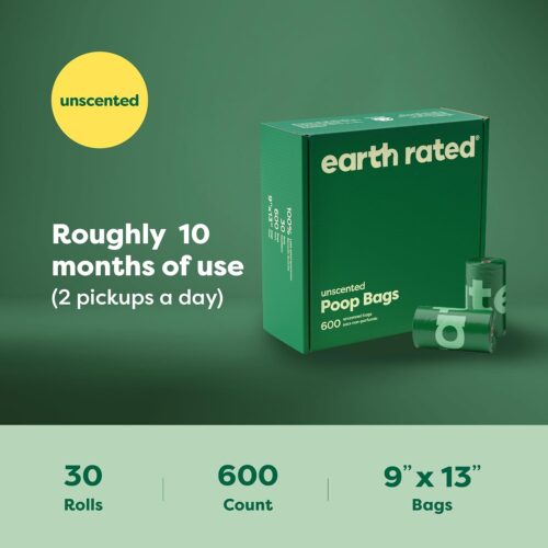 Earth Rated Poop Bags for Dogs, Guaranteed Leak Proof and Extra Thick Waste Bag Refill Rolls, Lavender Scented, 270 Count - Image 20