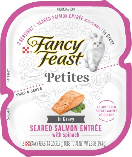 Purina Fancy Feast Seafood Classic Pate Collection Grain Free Wet Cat Food Variety Pack - (Pack of 30) 3 oz. Cans - Image 12
