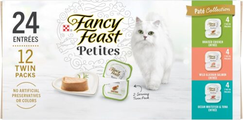 Purina Fancy Feast Seafood Classic Pate Collection Grain Free Wet Cat Food Variety Pack - (Pack of 30) 3 oz. Cans - Image 28