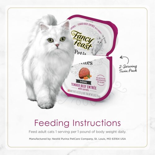 Purina Fancy Feast Seafood Classic Pate Collection Grain Free Wet Cat Food Variety Pack - (Pack of 30) 3 oz. Cans - Image 83
