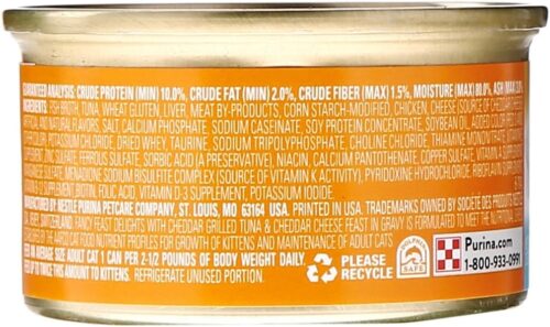 Purina Fancy Feast Seafood Classic Pate Collection Grain Free Wet Cat Food Variety Pack - (Pack of 30) 3 oz. Cans - Image 142