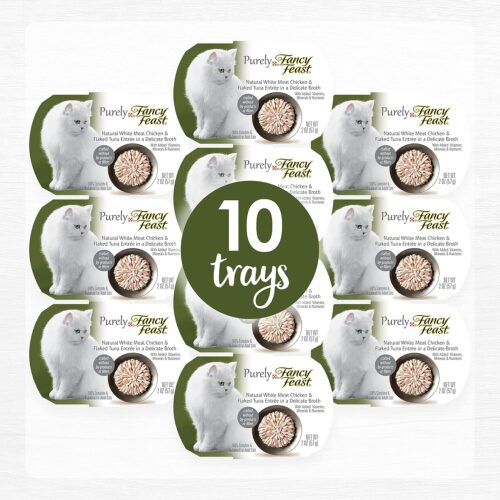 Purina Fancy Feast Seafood Classic Pate Collection Grain Free Wet Cat Food Variety Pack - (Pack of 30) 3 oz. Cans - Image 166