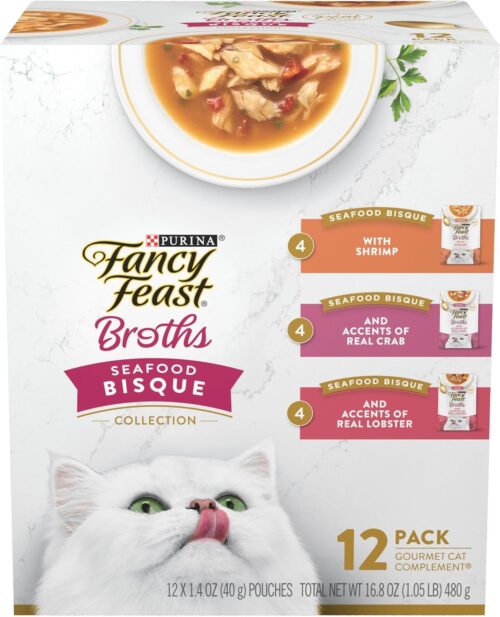 Purina Fancy Feast Seafood Classic Pate Collection Grain Free Wet Cat Food Variety Pack - (Pack of 30) 3 oz. Cans - Image 199