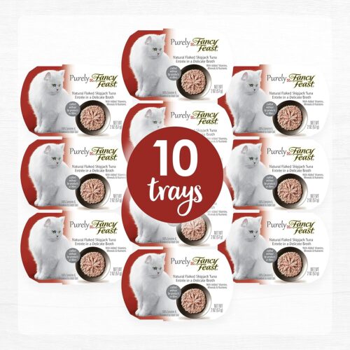Purina Fancy Feast Seafood Classic Pate Collection Grain Free Wet Cat Food Variety Pack - (Pack of 30) 3 oz. Cans - Image 214