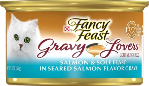 Purina Fancy Feast Seafood Classic Pate Collection Grain Free Wet Cat Food Variety Pack - (Pack of 30) 3 oz. Cans - Image 306