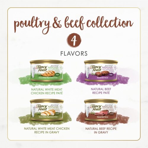 Purina Fancy Feast Seafood Classic Pate Collection Grain Free Wet Cat Food Variety Pack - (Pack of 30) 3 oz. Cans - Image 319