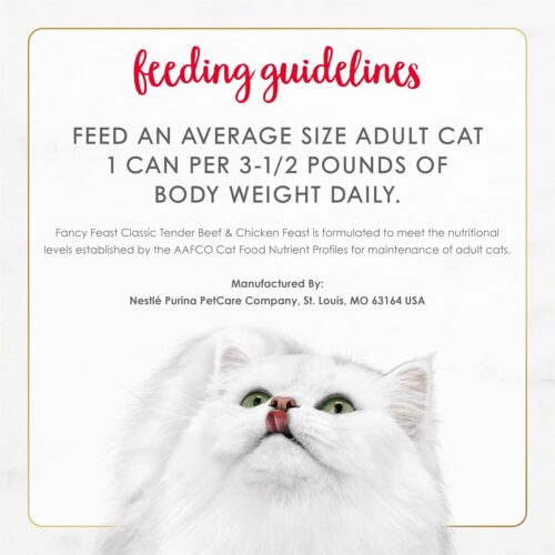 Purina Fancy Feast Seafood Classic Pate Collection Grain Free Wet Cat Food Variety Pack - (Pack of 30) 3 oz. Cans - Image 348