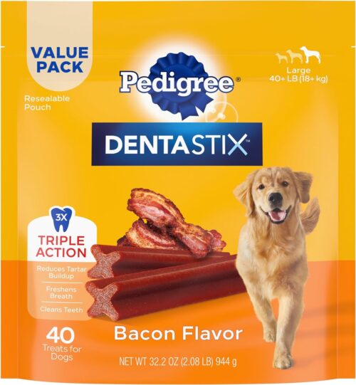 PEDIGREE DENTASTIX Large Dog Dental Care Treats Original, Beef & Fresh Variety Pack, 2.73 lb.Pack (51 Treats) - Image 13