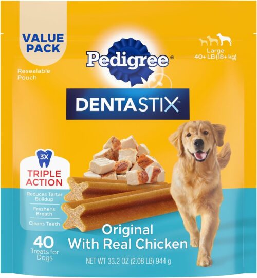 PEDIGREE DENTASTIX Large Dog Dental Care Treats Original, Beef & Fresh Variety Pack, 2.73 lb.Pack (51 Treats) - Image 21