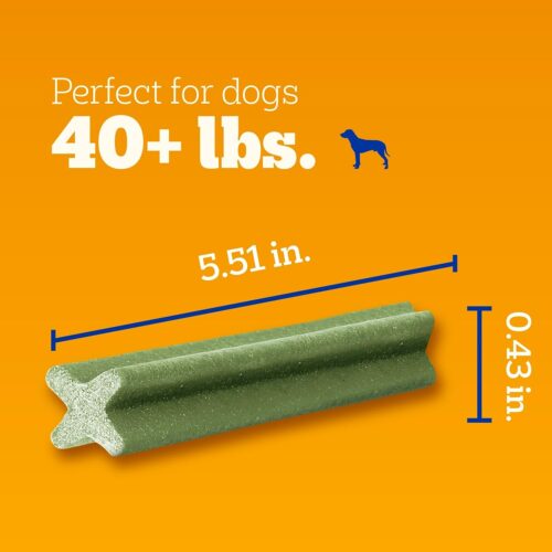 PEDIGREE DENTASTIX Large Dog Dental Care Treats Original, Beef & Fresh Variety Pack, 2.73 lb.Pack (51 Treats) - Image 39