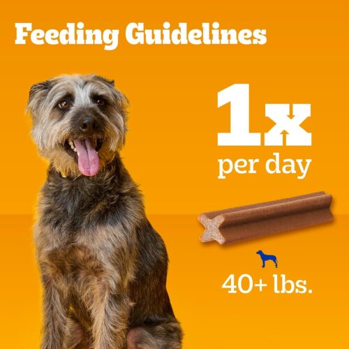 PEDIGREE DENTASTIX Large Dog Dental Care Treats Original, Beef & Fresh Variety Pack, 2.73 lb.Pack (51 Treats) - Image 60