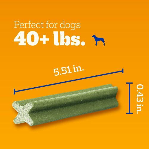 PEDIGREE DENTASTIX Large Dog Dental Care Treats Original, Beef & Fresh Variety Pack, 2.73 lb.Pack (51 Treats) - Image 75
