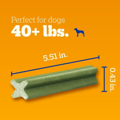 PEDIGREE DENTASTIX Large Dog Dental Care Treats Original, Beef & Fresh Variety Pack, 2.73 lb.Pack (51 Treats) - Image 84