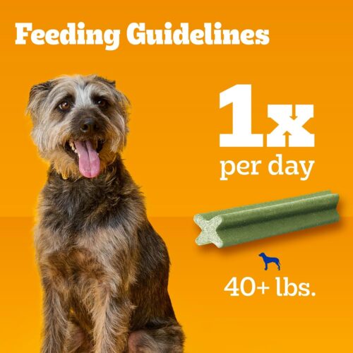 PEDIGREE DENTASTIX Large Dog Dental Care Treats Original, Beef & Fresh Variety Pack, 2.73 lb.Pack (51 Treats) - Image 87