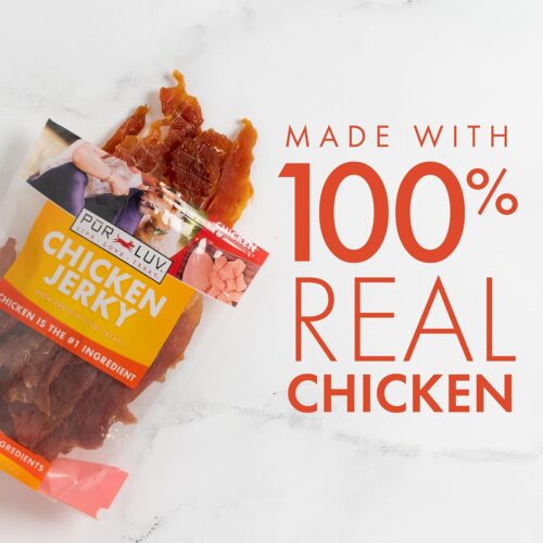 Dog Treats, Chicken Jerky for Dogs, Made with 100% Real Chicken Breast, 16 Ounces, Healthy, Easily Digestible, Long-Lasting, High Protein Dog Treat, Satisfies Dog's Urge to Chew (Pack of 1) - Image 8