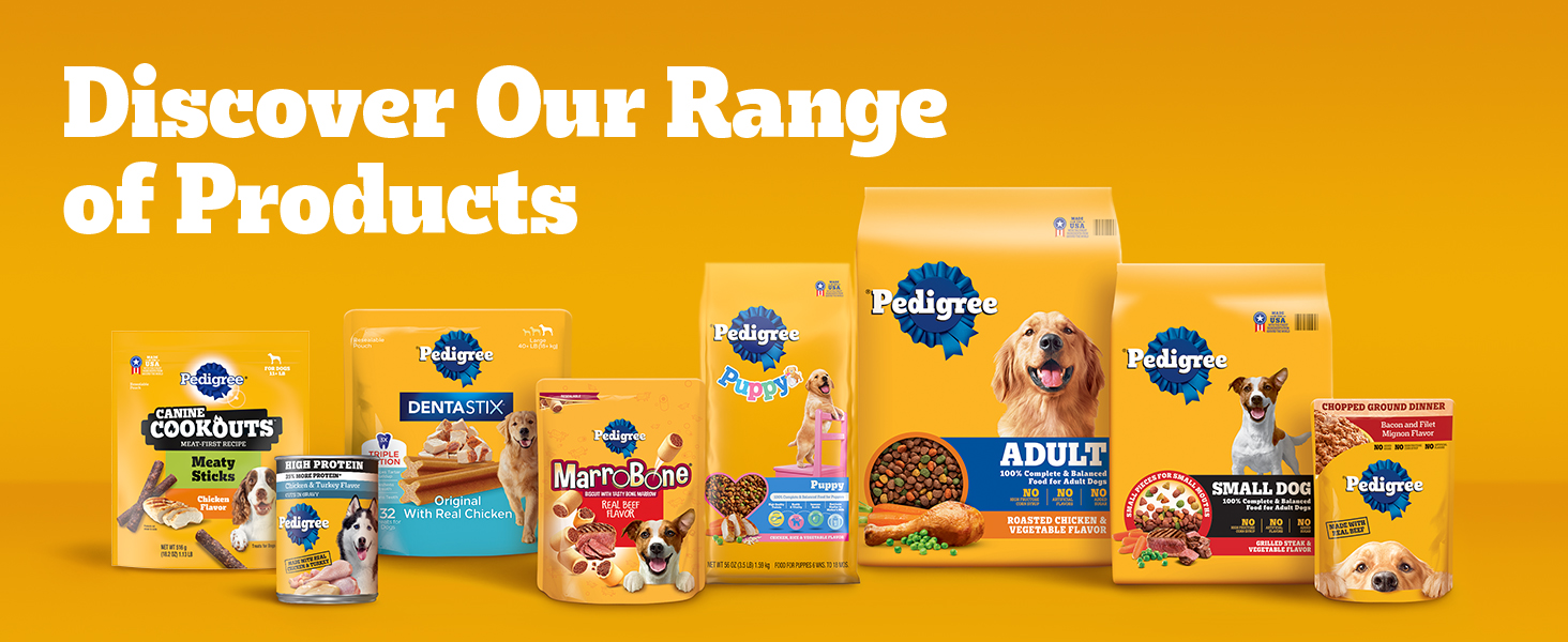 Pedigree discover our range of products