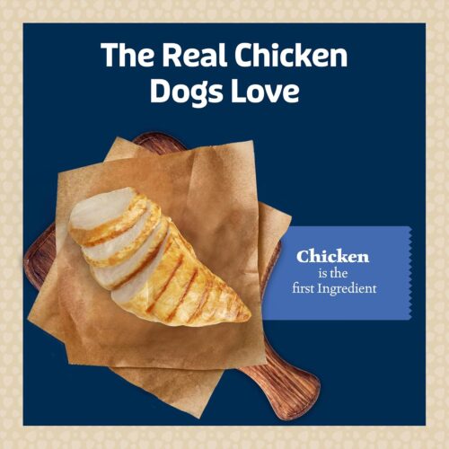 Blue Buffalo Bits Soft Dog Treats for Training, Made With Natural Ingredients & Enhanced with DHA, Chicken Recipe, 19-oz Bag - Image 3
