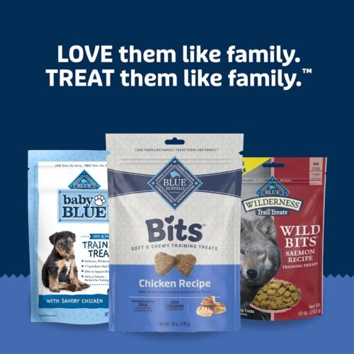 Blue Buffalo Bits Soft Dog Treats for Training, Made With Natural Ingredients & Enhanced with DHA, Chicken Recipe, 19-oz Bag - Image 9