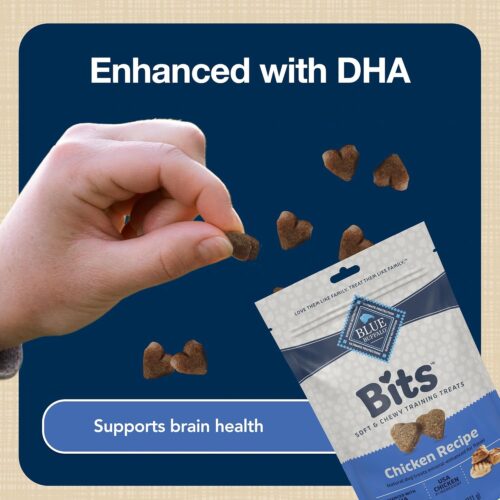 Blue Buffalo Bits Soft Dog Treats for Training, Made With Natural Ingredients & Enhanced with DHA, Chicken Recipe, 19-oz Bag - Image 51
