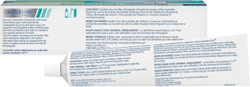 Virbac C.E.T. Enzymatic Toothpaste Eliminates Bad Breath by Removing Plaque and Tartar Buildup Best Pet Dental Care Toothpaste Vanilla Mint Flavor 2.5 Oz Tube - Image 4