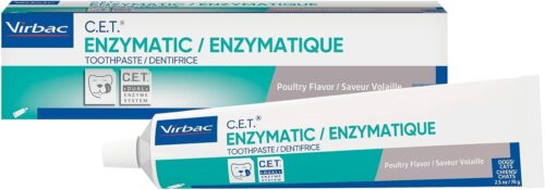 Virbac C.E.T. Enzymatic Toothpaste Eliminates Bad Breath by Removing Plaque and Tartar Buildup Best Pet Dental Care Toothpaste Vanilla Mint Flavor 2.5 Oz Tube - Image 8