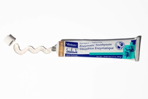 Virbac C.E.T. Enzymatic Toothpaste Eliminates Bad Breath by Removing Plaque and Tartar Buildup Best Pet Dental Care Toothpaste Vanilla Mint Flavor 2.5 Oz Tube - Image 12