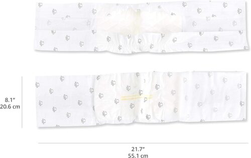 Amazon Basics Male Dog Diapers, 30 Count, Small, Ultra Absorbent Disposable Wrap with Secure Fit, Leakproof and Comfortable - Image 5