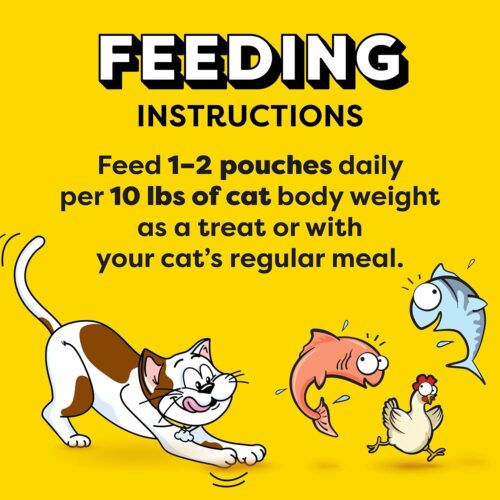 Temptations Creamy Puree with Chicken, Salmon, and Tuna Variety Pack of Lickable, Squeezable Cat Treats, 0.425 Oz Pouches, 24 Count - Image 6
