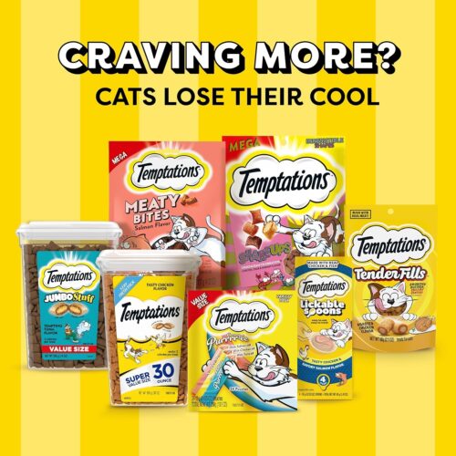 Temptations Creamy Puree with Chicken, Salmon, and Tuna Variety Pack of Lickable, Squeezable Cat Treats, 0.425 Oz Pouches, 24 Count - Image 12